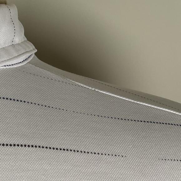 TravisMathew Pima Blend Striped Performance Polo Shirt - Men’s Large - Picture 7 of 14